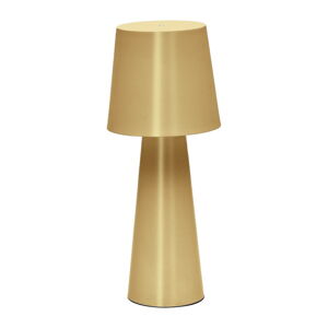 LED stmívatelná stolní lampa ve zlaté barvě s kovovým stínidlem (výška 40 cm) Arenys – Kave Home