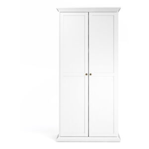Bílá šatní skříň 96x201 cm Paris - Tvilum