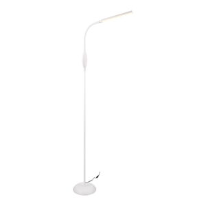 Bílá LED stojací lampa (výška 145 cm) Toro – Trio