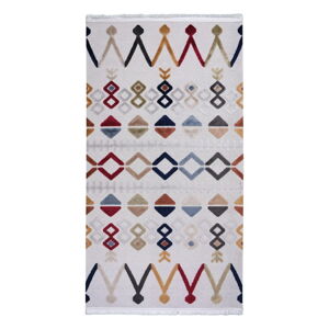 Béžový koberec s příměsí bavlny Vitaus Milas, 80 x 150 cm