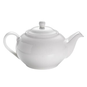 Bílá porcelánová čajová konvice Maxwell & Williams Basic, 1 l