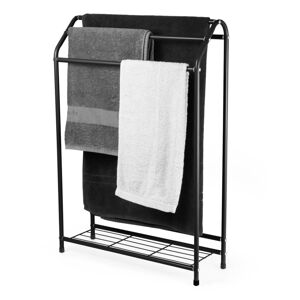 Černý stojan na ručníky Grena – Compactor