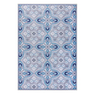 Modrý pratelný koberec 290x200 cm FOLD Ellen - Flair Rugs