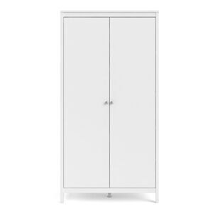 Bílá šatní skříň 102x199 cm Madrid - Tvilum