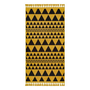 Žlutý pratelný koberec 230x160 cm - Vitaus