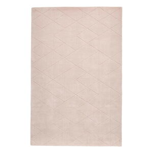 Růžový vlněný koberec Think Rugs Kasbah, 120 x 170 cm