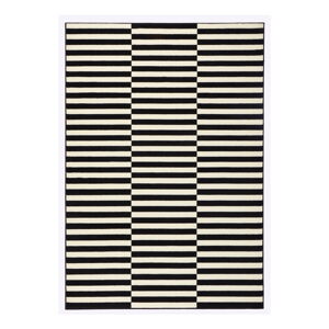 Černo-bílý koberec Hanse Home Gloria Panel, 160 x 230 cm