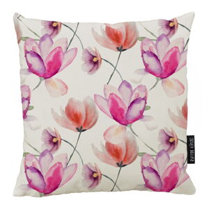 Dekorační polštář 45x45 cm Pink Tulips – Butter Kings