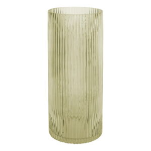 Zelená skleněná váza PT LIVING Allure, výška 30 cm