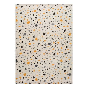 Bílý koberec Universal Adra Punto, 133 x 190 cm
