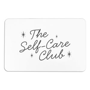 Bílá koupelnová předložka 39x60 cm Self Care Club – Artsy Doormats