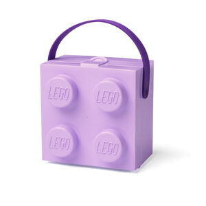 Fialový úložný box s rukojetí LEGO®